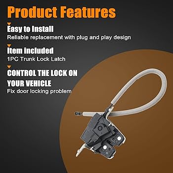 Amazon.com: FZJDSD Trunk Lock Latch Compatible with Tesla Model S Amazon.com: FZJDSD Trunk Lock Latch Compatible with Tesla Model S
